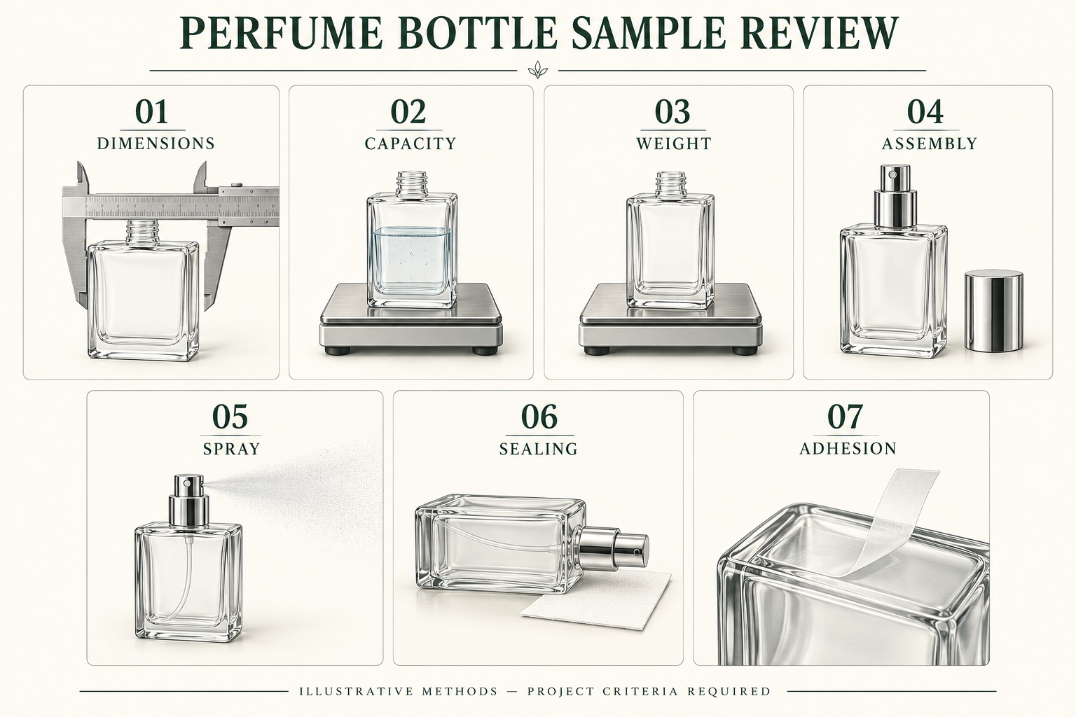 Perfume Bottle Sample Approval Checklist Before Bulk Production