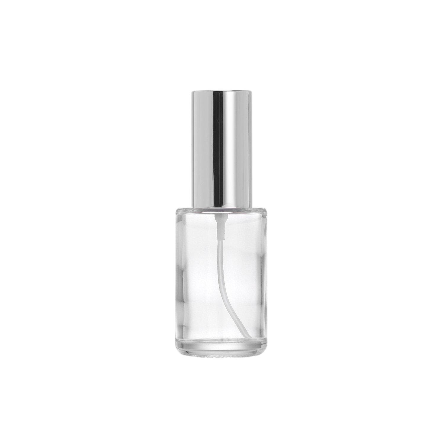 Slim Glass Perfume Bottle with Silver Cap PB-GL-020