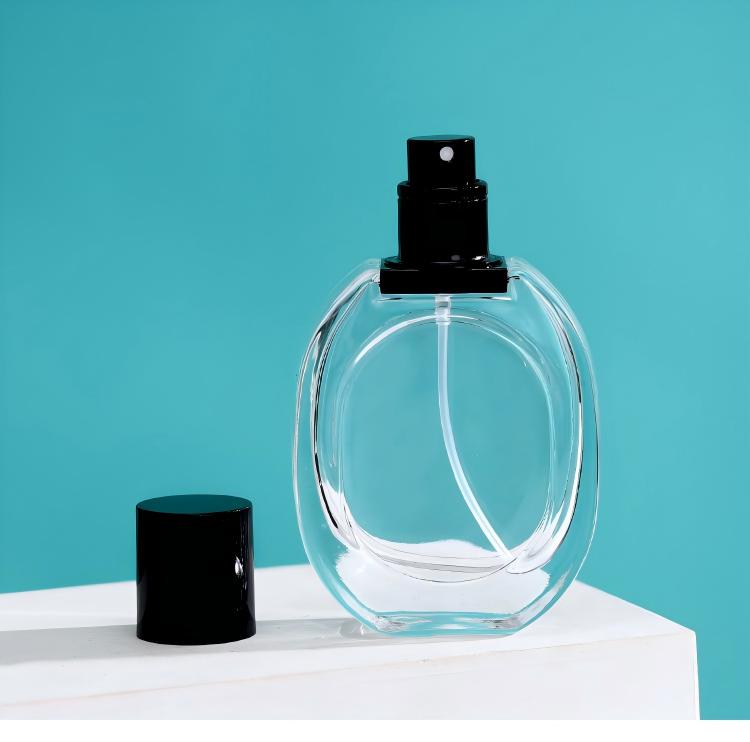 Wholesale 50ml Oval Glass Perfume Bottle