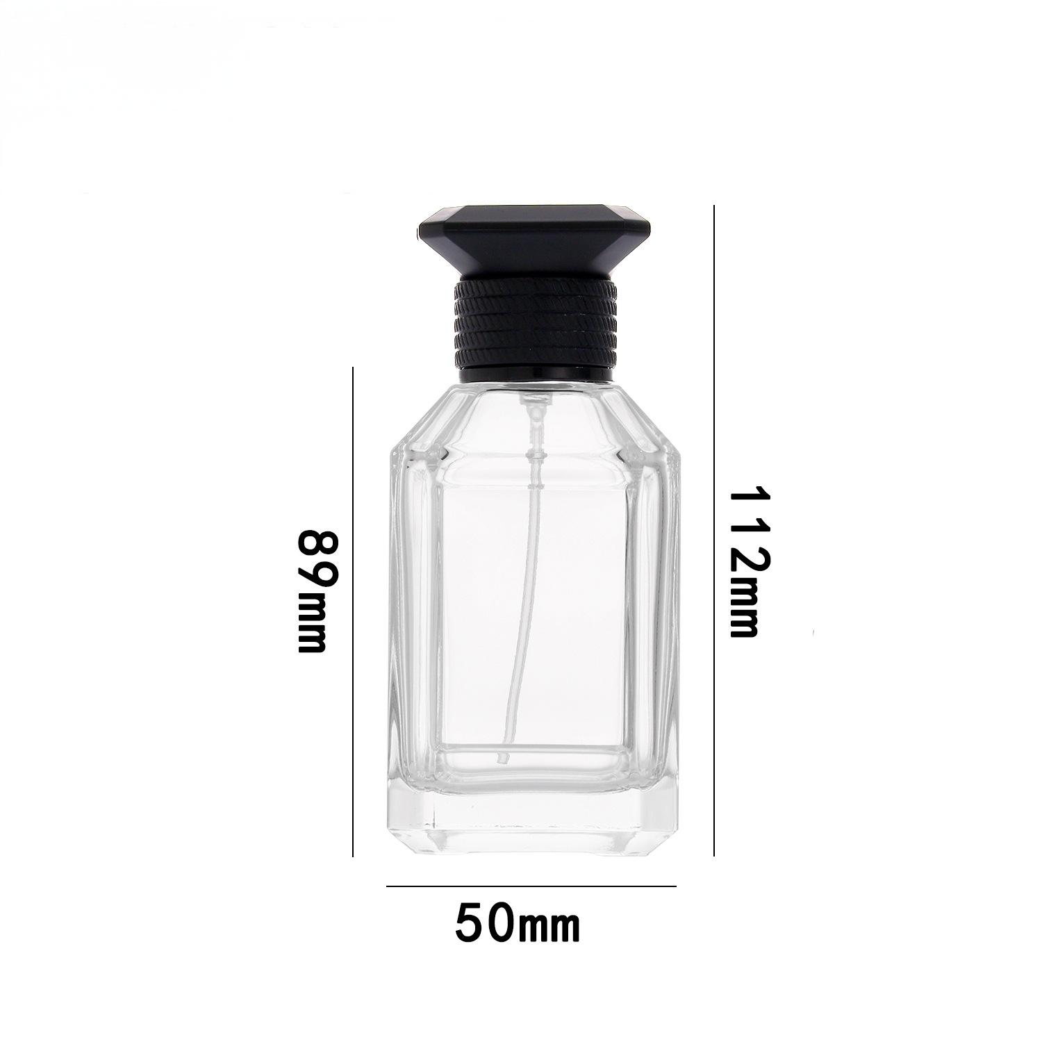 Wholesale 100ml Octagonal Glass Perfume Bottle
