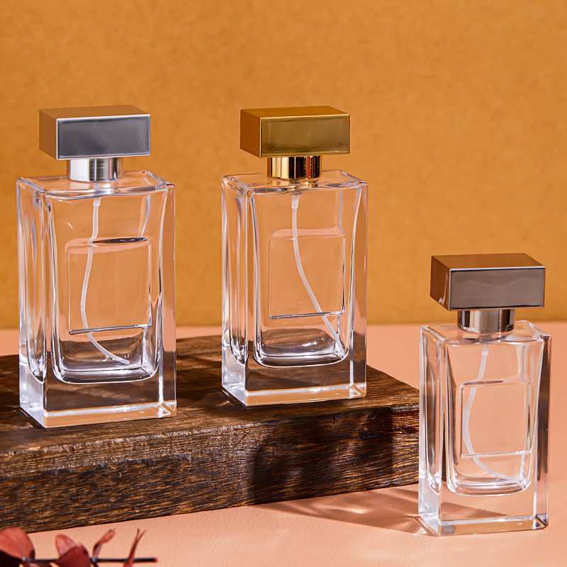 Wholesale 100ml Rectangular Glass Perfume Bottle