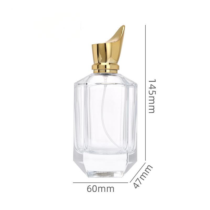 Wholesale 100ml Octagonal Glass Perfume Bottle