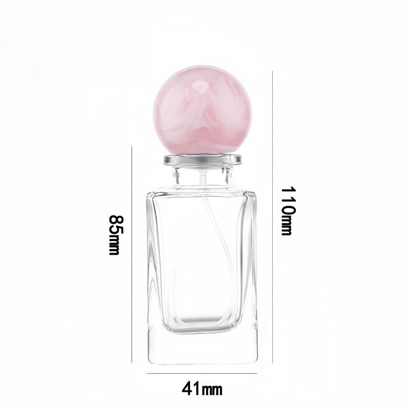 Wholesale 50ml Rectangular Glass Perfume Bottle