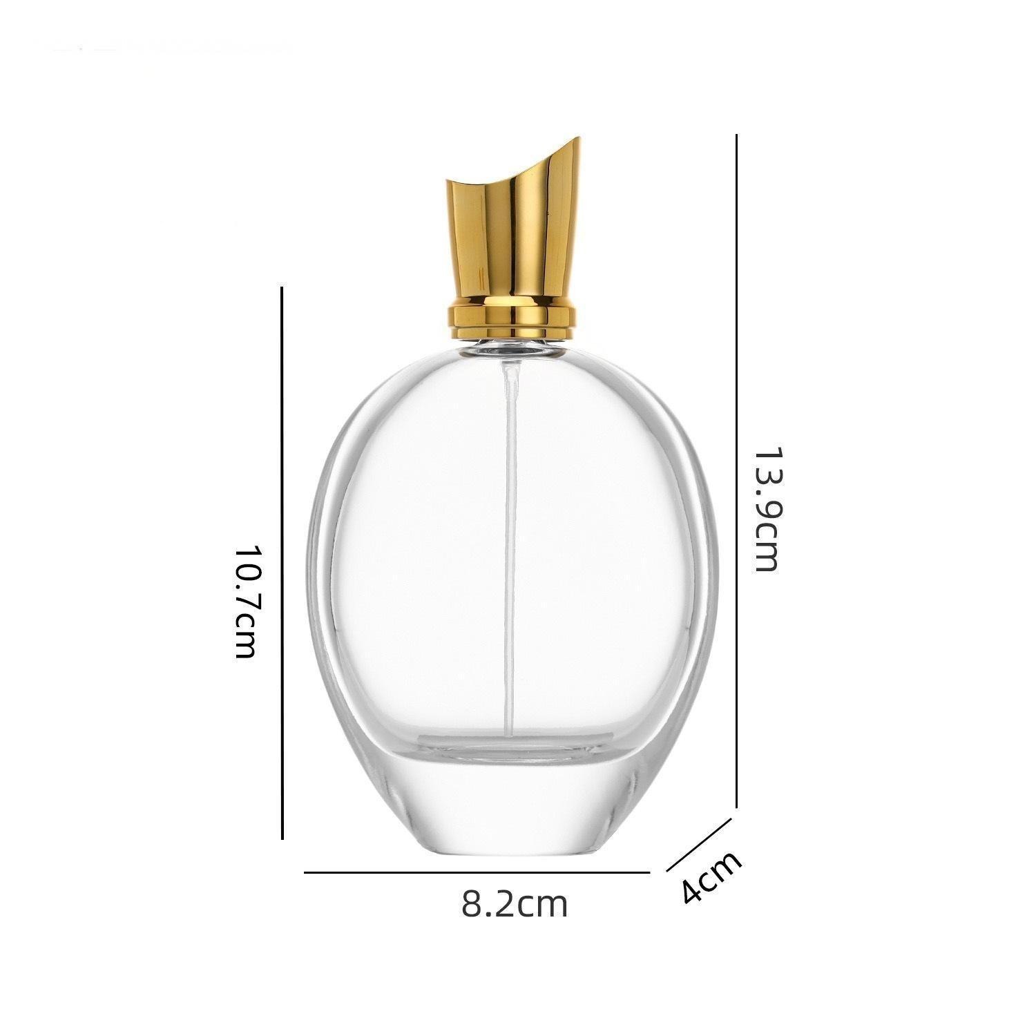 Wholesale 100ml Oval Glass Perfume Bottle