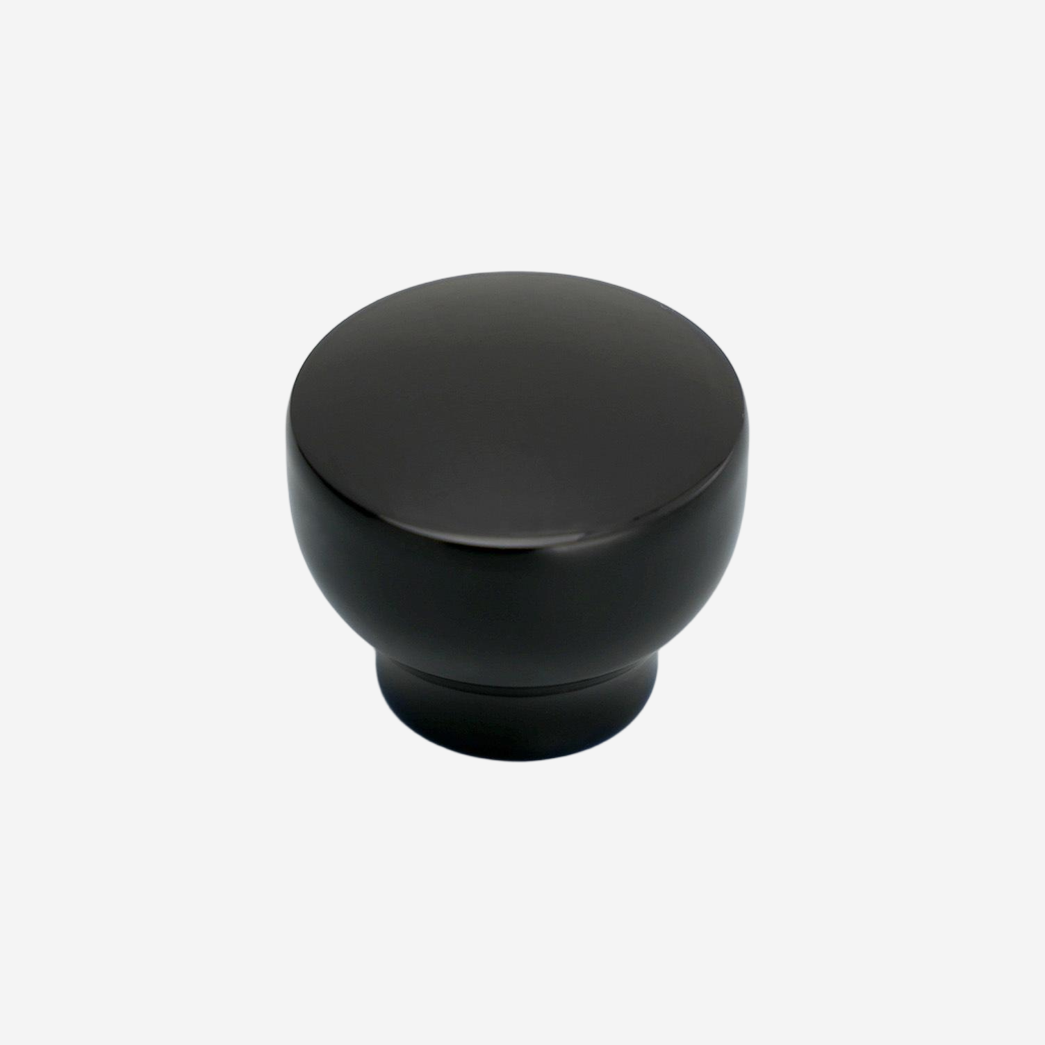 Black rounded perfume cap
