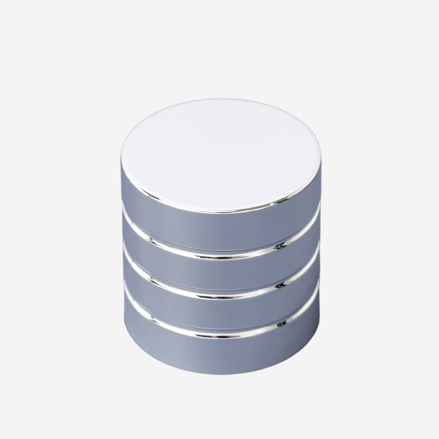 Wholesale Bright Silver Tone Three Ring Perfume Cap