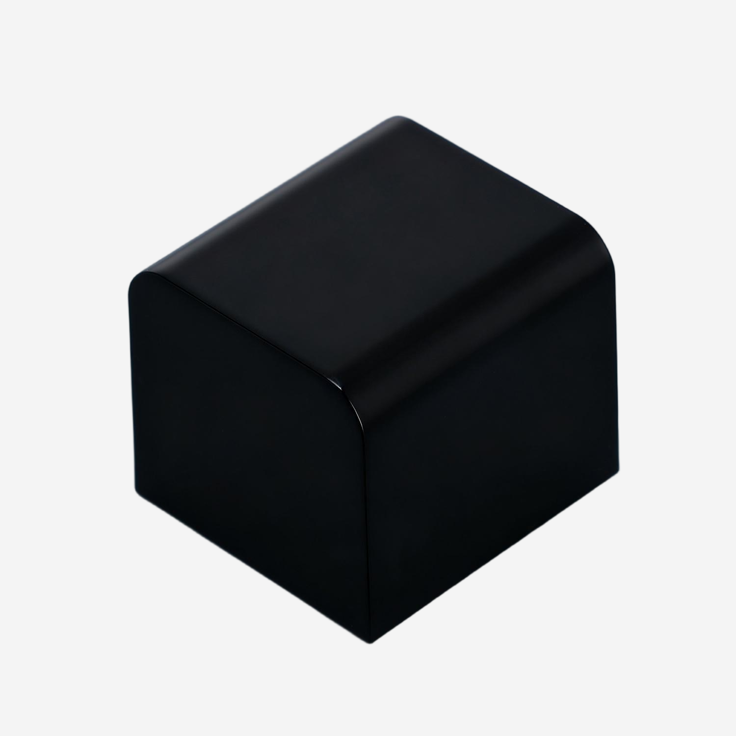 Wholesale Glossy Black Square Magnetic Perfume Cap
