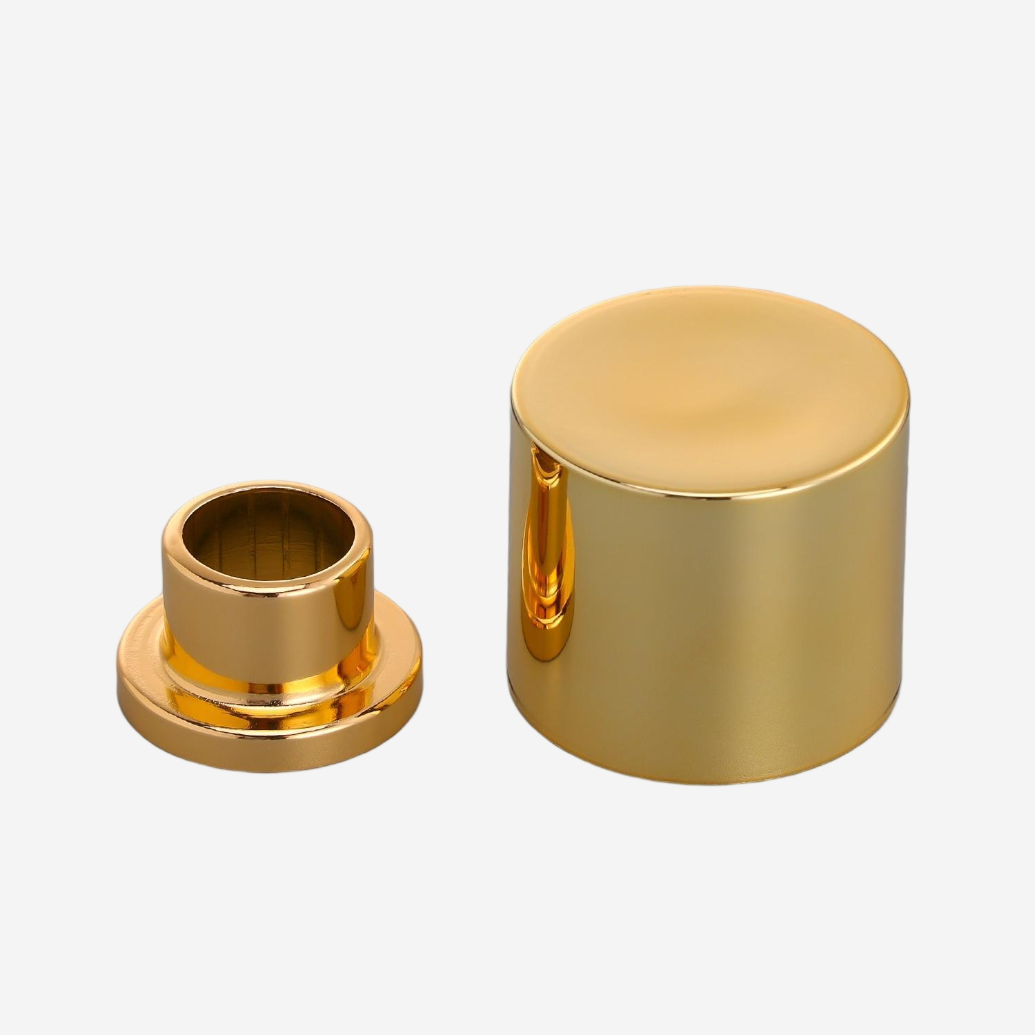 Wholesale Gold Tone Cylindrical Magnetic Perfume Cap