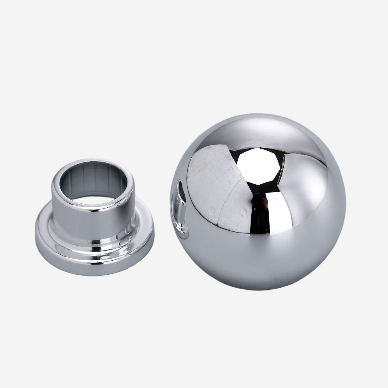 Wholesale Silver Tone Weighted Spherical Magnetic Perfume Cap