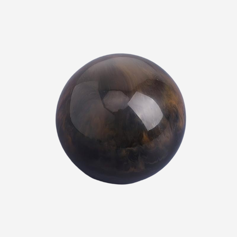 Wholesale Dark Brown Marbled Spherical Perfume Cap