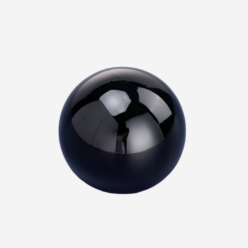 Wholesale Glossy Black Spherical Perfume Cap