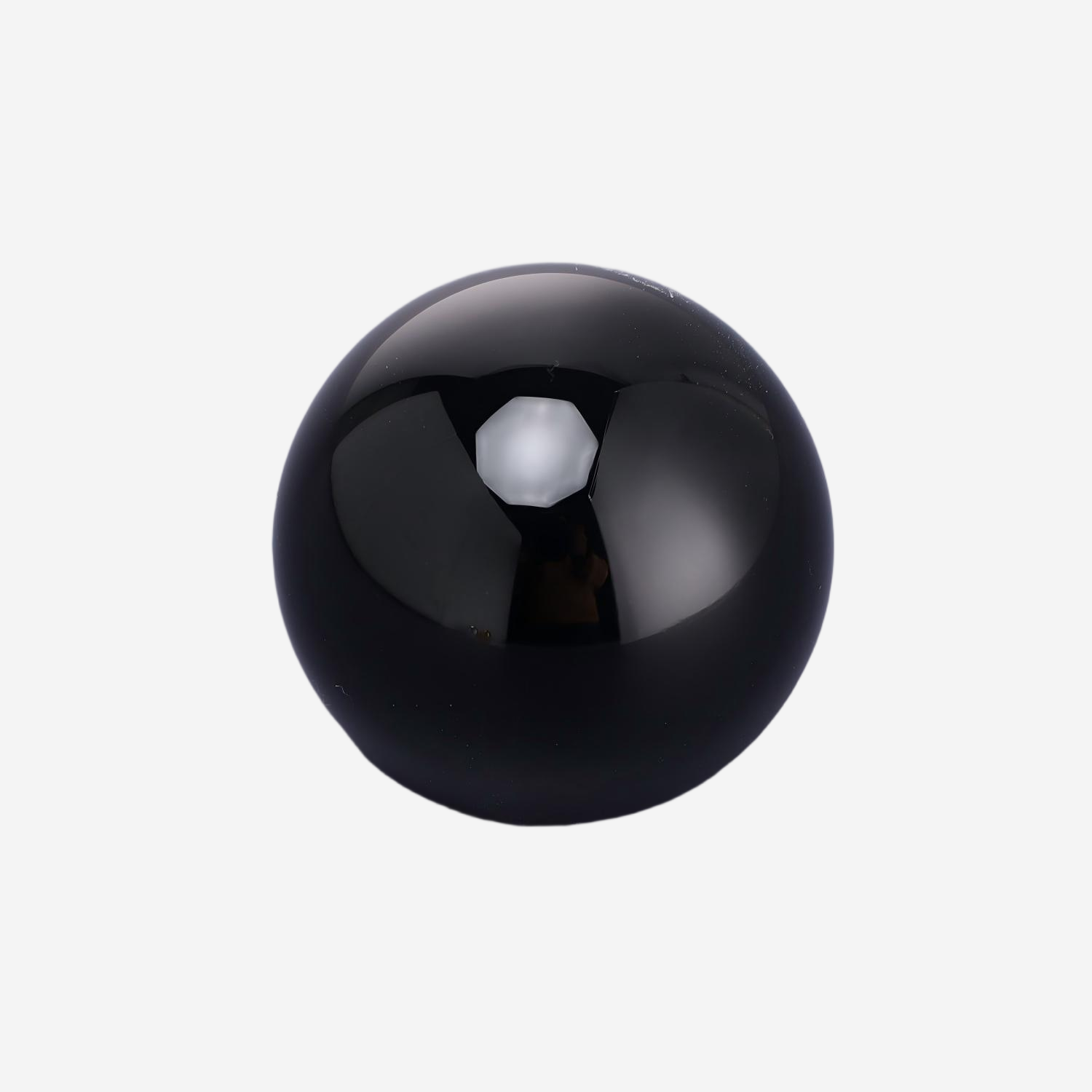High Gloss Black Ball Perfume Cap