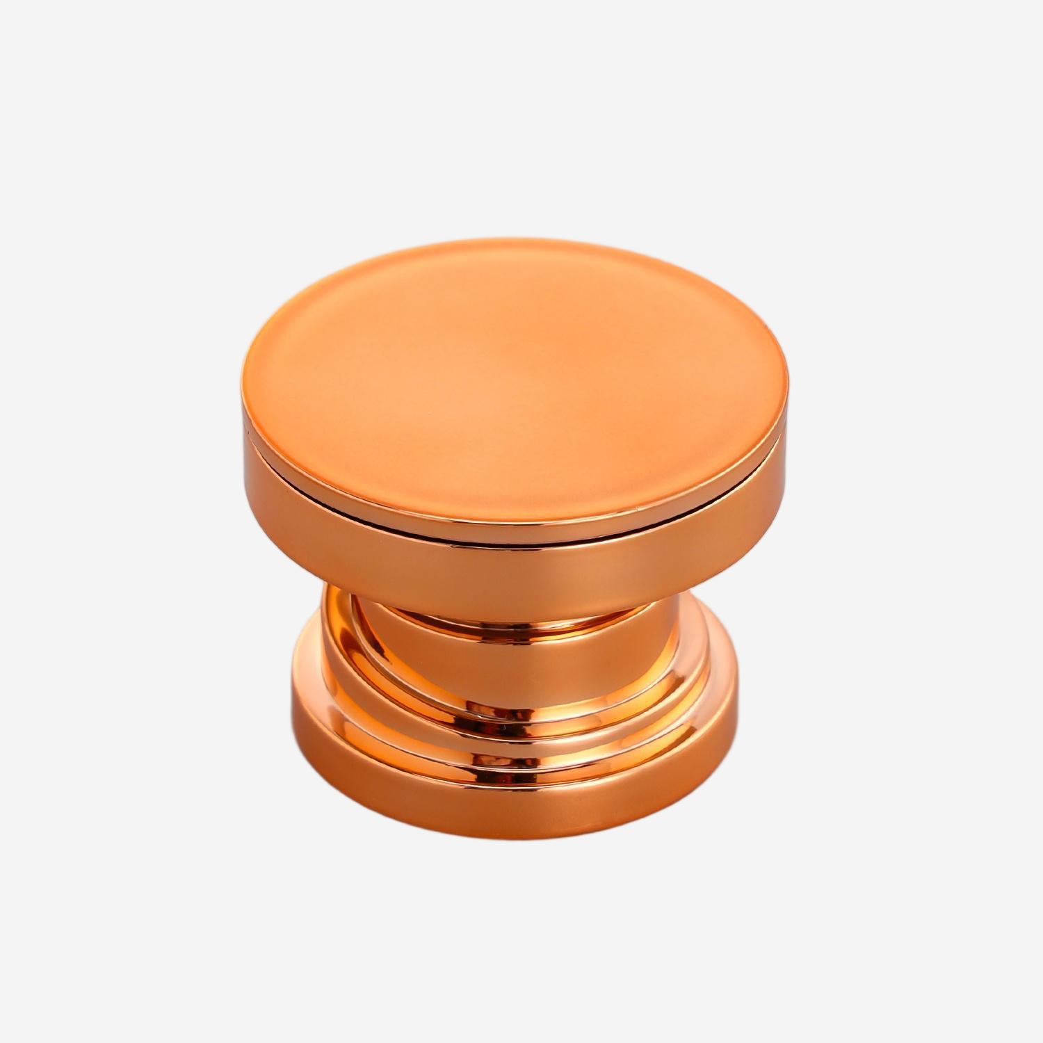 Wholesale Orange Gold Tone Wide Top Perfume Cap