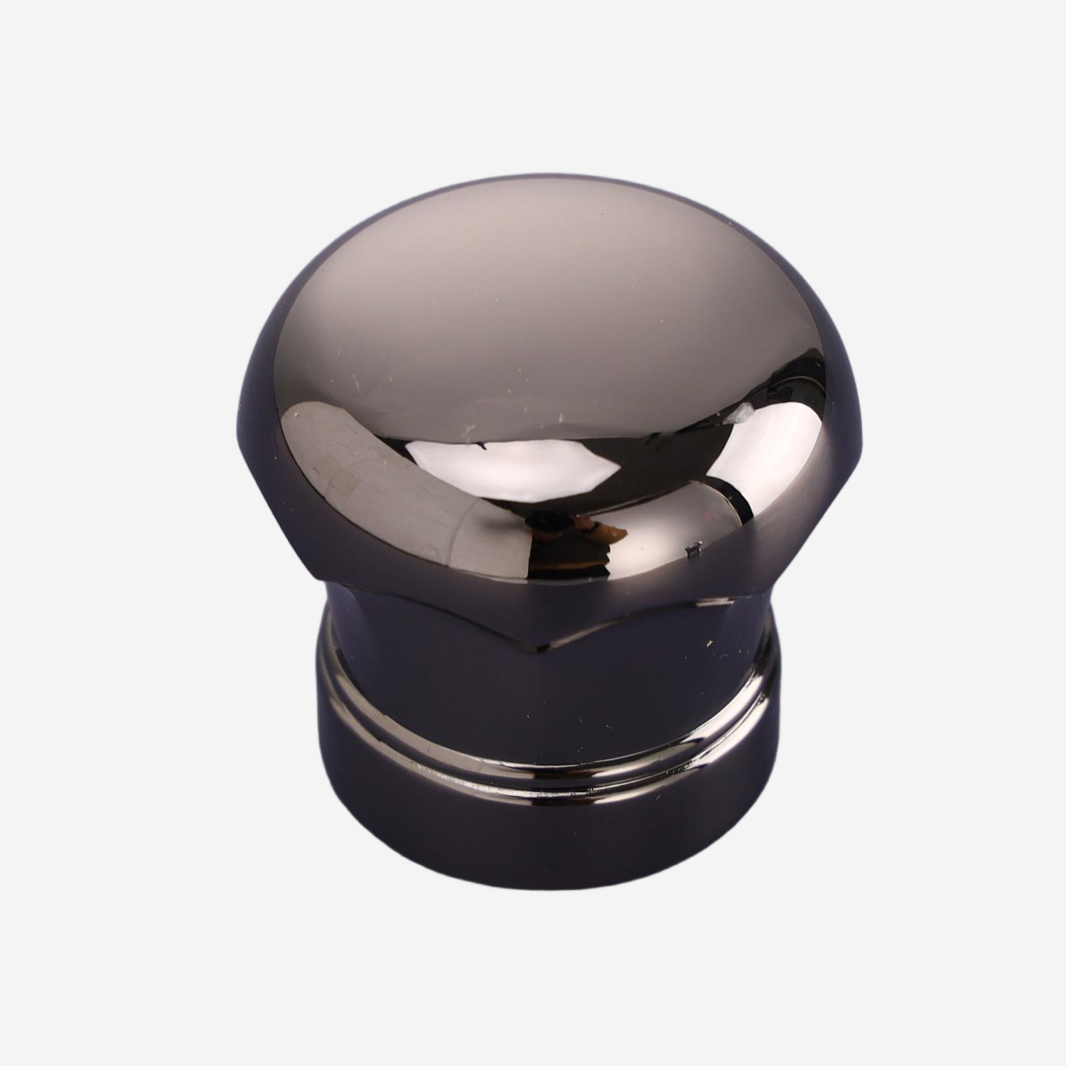 Wholesale Dark Gray Domed Polygon Perfume Cap
