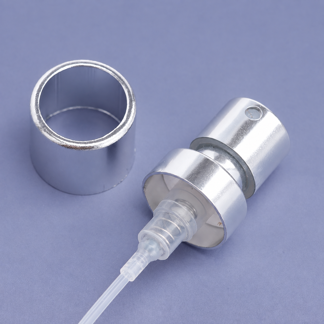 Wholesale 15mm Silver Perfume Spray Pump with Collar